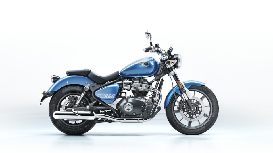 MOTO ROYAL ENFIELD 650 SUPER METEOR ASTRAL BLUE