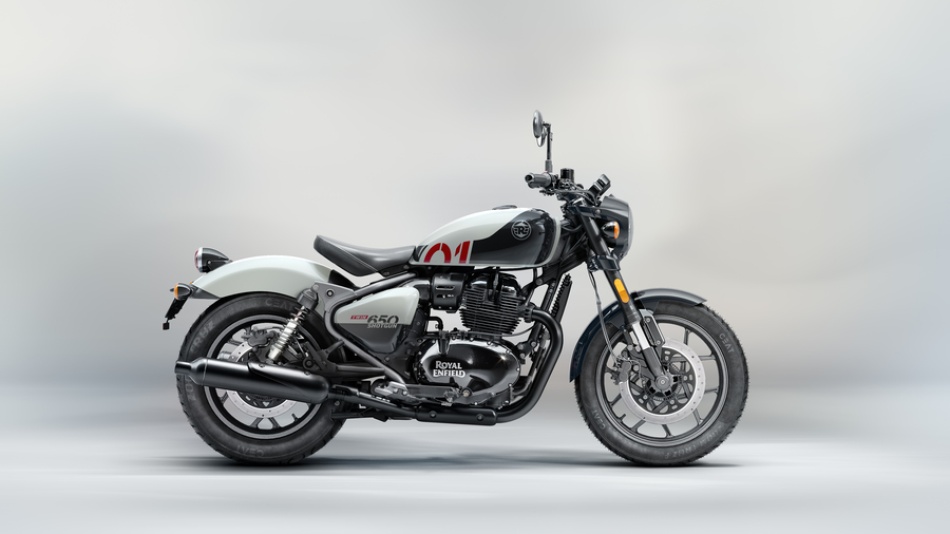 MOTO ROYAL ENFIELD 650 SHOTGUN STENCIL WHITE