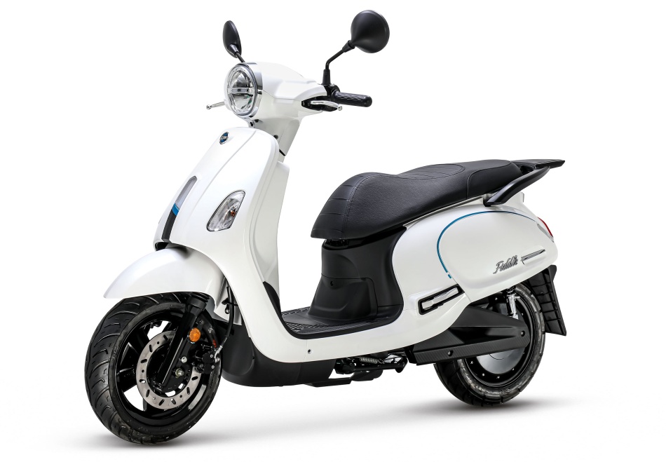 MOTO SYM 50 E FIDDLE 1 BATTERIE BLANC