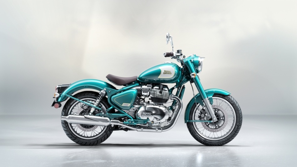 MOTO ROYAL ENFIELD 650 CLASSIC 650 TEAL GREEN