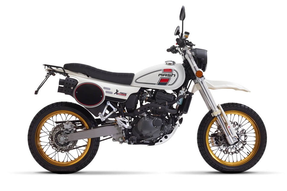 MOTO MASH 125 X-RIDE 125CC BLANC E5